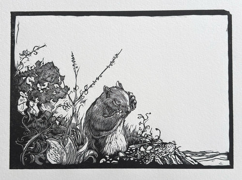 Squirrel listens
