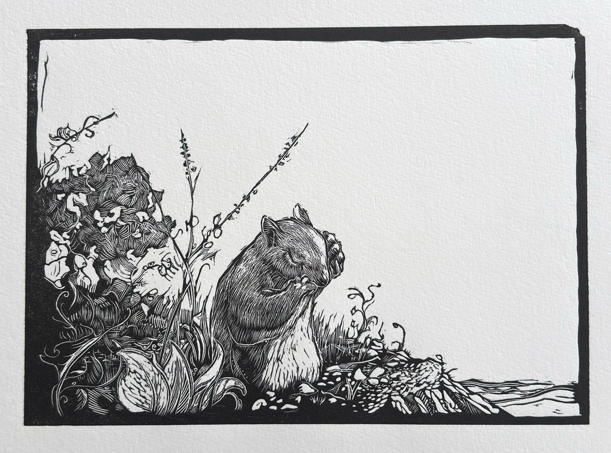 Squirrel listens